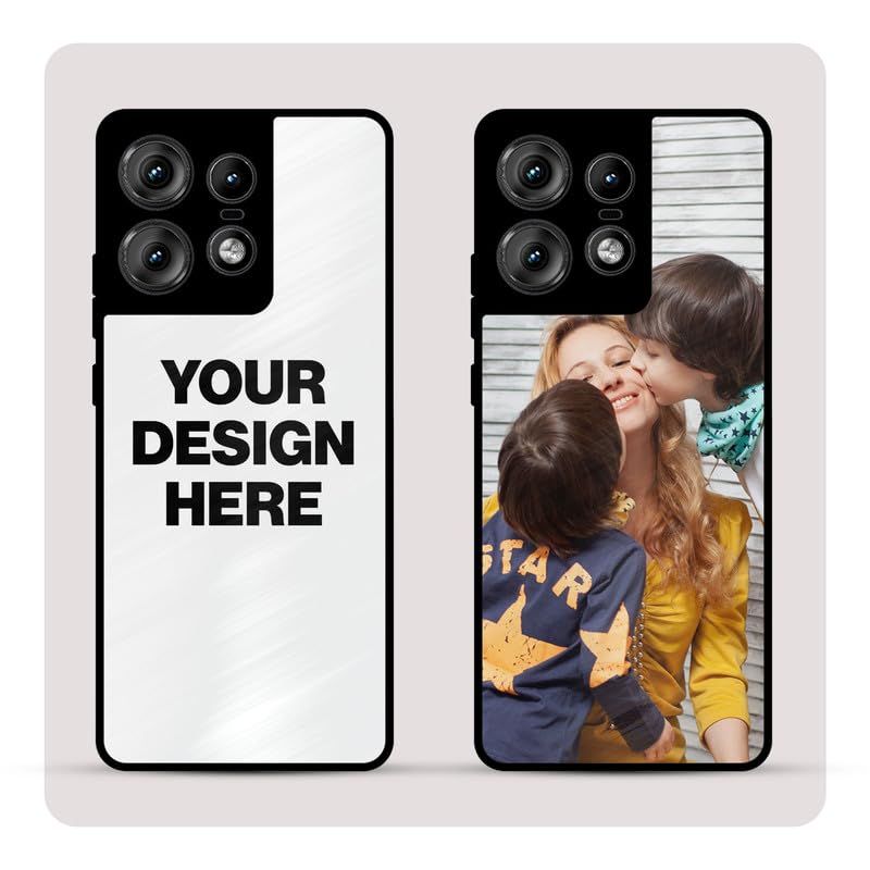 Image of Personalized Back Cover for Motorola Edge 50 Pro | Custom Case with Name, Photo or Logo | PrintShield Hybrid with Soft TPU Grip & Scratch Protection