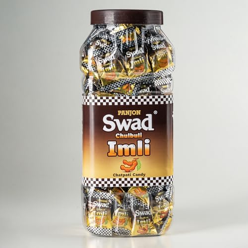 Image of Swad Imli Candy Jar 200 Toffee (Khata Mitha Tamarind Masala),350 G