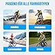 AUTOLIGHT 24 Fahrrad Transportschutz-Set 6-teilig – Rahmenschutz, Kettenschutz, Felgenschutz, Pedal- & Gabelschutz mit Klettverschluss + Aufbewahrungstasche