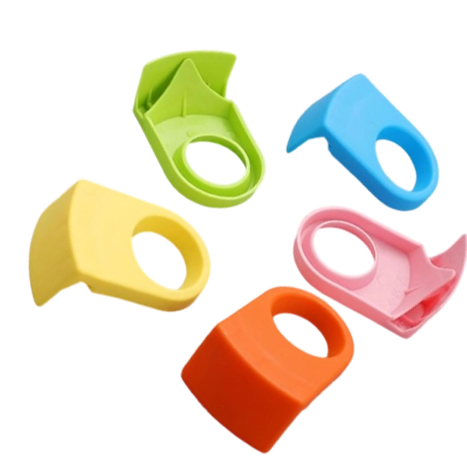 LIUZIKUN Pack of 5 Multifunctional Cocktail Clip for Goblet Glasses Practical Bottle Opener Cup Clamp For Bartenders