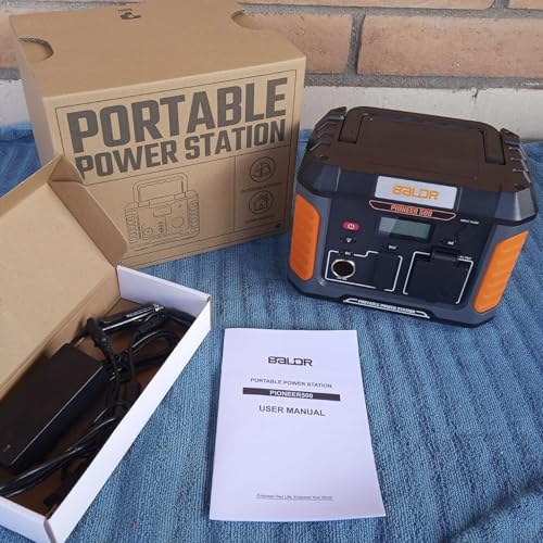 BALDR Portable Solar Generator, 500W Portable Power Station with Foldable 120W Solar Panel Included Ideal for Home Backup, Emergency, Outdoor Camping. - Image 5