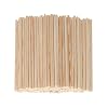 Mendi 100 Holzstäbe Rundholz 20 cm rundhölzer holzstäbchen holzstab runde stäbe um basteln holzstange stäbchen
