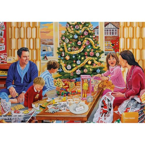 Gibsons Weihnachts-Puzzle Erwachsene 4x500 Teile Trevor Mitchell – Ansicht 2