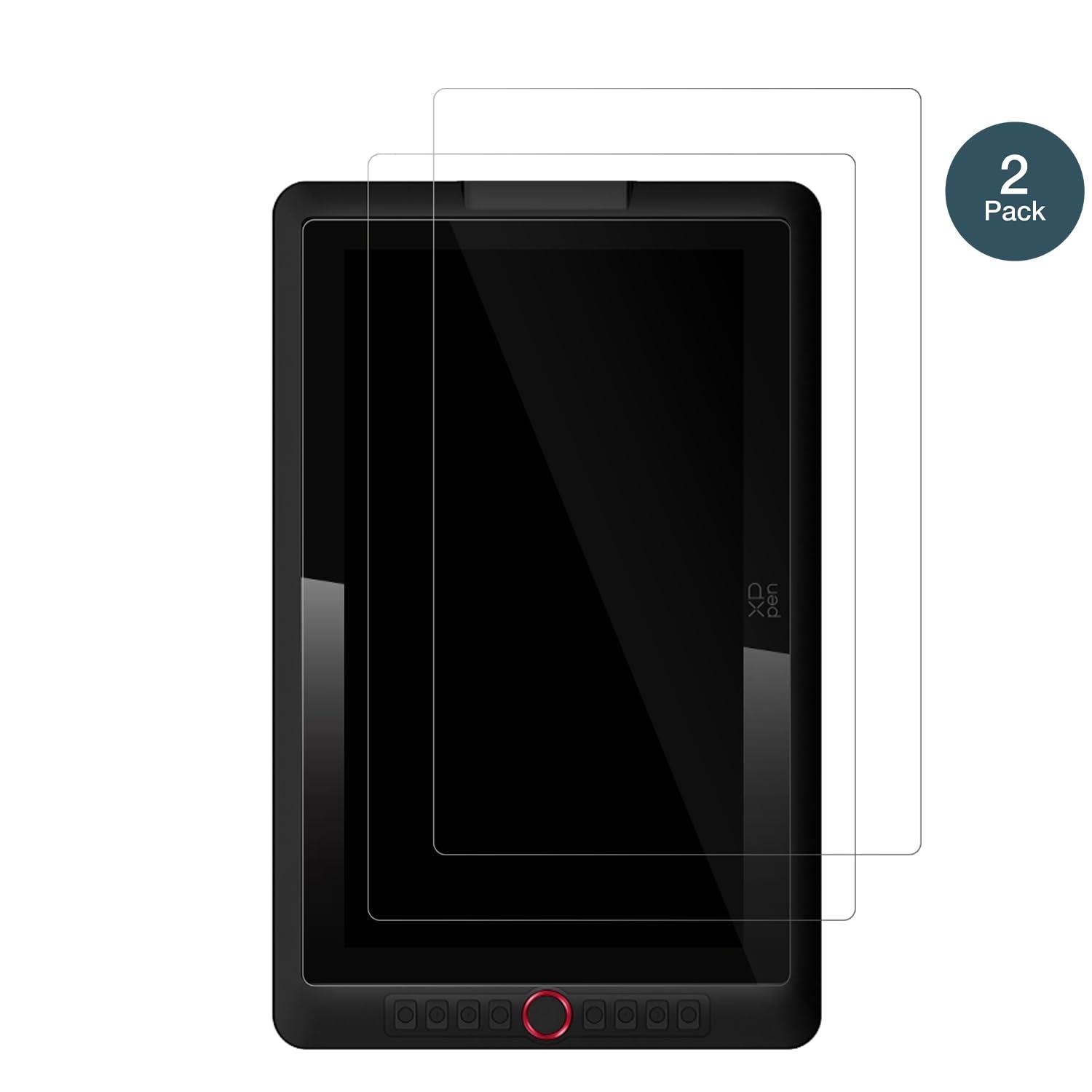 dipos 2x Pellicola Protettiva 9H trasparente per XP-Pen Artist 13.3 Pro V2 | Non si rompe e non si scheggia, non è vero vetro, Anti-Shock, si adatta perfettamente, antigraffio, senza bolle, autoadesiva