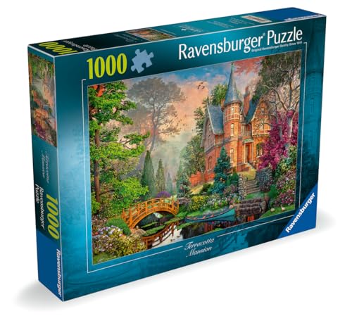 Puzzle 1000 pièces : Manoir Terracotta Ravensburger France - vue 8