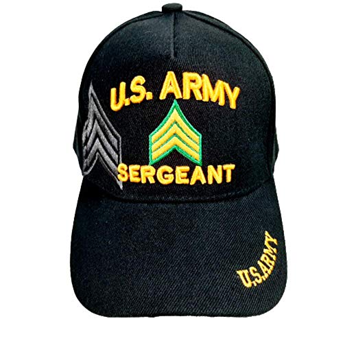 Gorra Sergeant Ball Cap Negra Bordada Acrílica miniatura 1