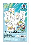 Ursus 6450099F - Ausnähkarten in 10 verschiedenen Motiven, 50 Blatt, 11 x 17 cm, weiß