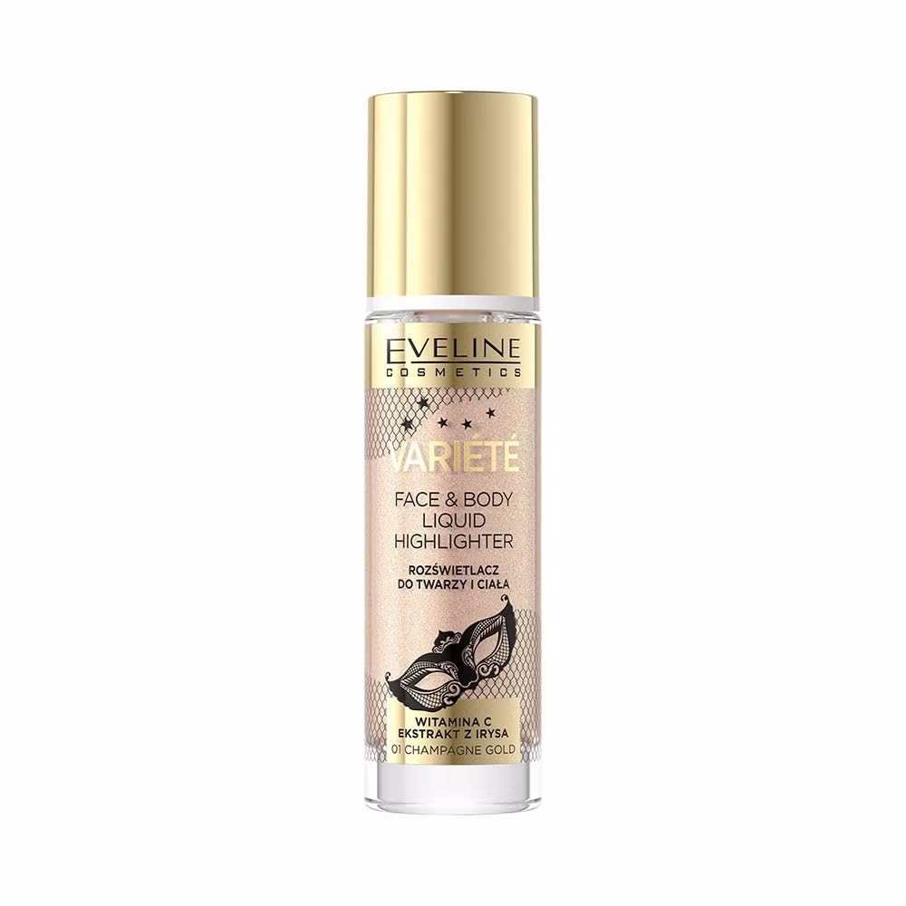 Eveline Cosmetics Flüssiger Highlighter – Nr. 01 Champagne Gold