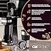 Clatronic Kaffeemaschine | Kaffee To Go Becher 400 ml | für alle gängigen Getränkehalter (z.B. Auto) | Filterkaffeemaschine | Permanent-Nylon-Filter | Edelstahlbecher mit Aromadeckel | KA 3733