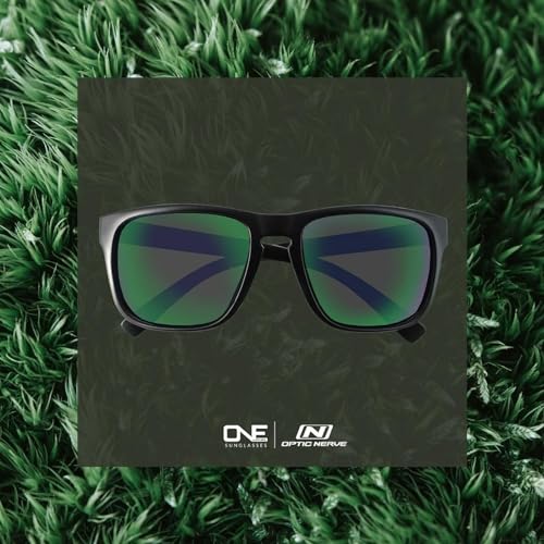 Optic Nerve Ziggy Polarized Sport Sunglasses - Lightweight Sportwrap Frame, UV Protection, Anti-Glare - Unisex Fit4