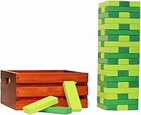 Vista 1 de Tailgating Pros Maderas gigantes de primera calidad con caja manchada: ¡elige los colores de tu equipo! Juego de patio al aire libre gigante