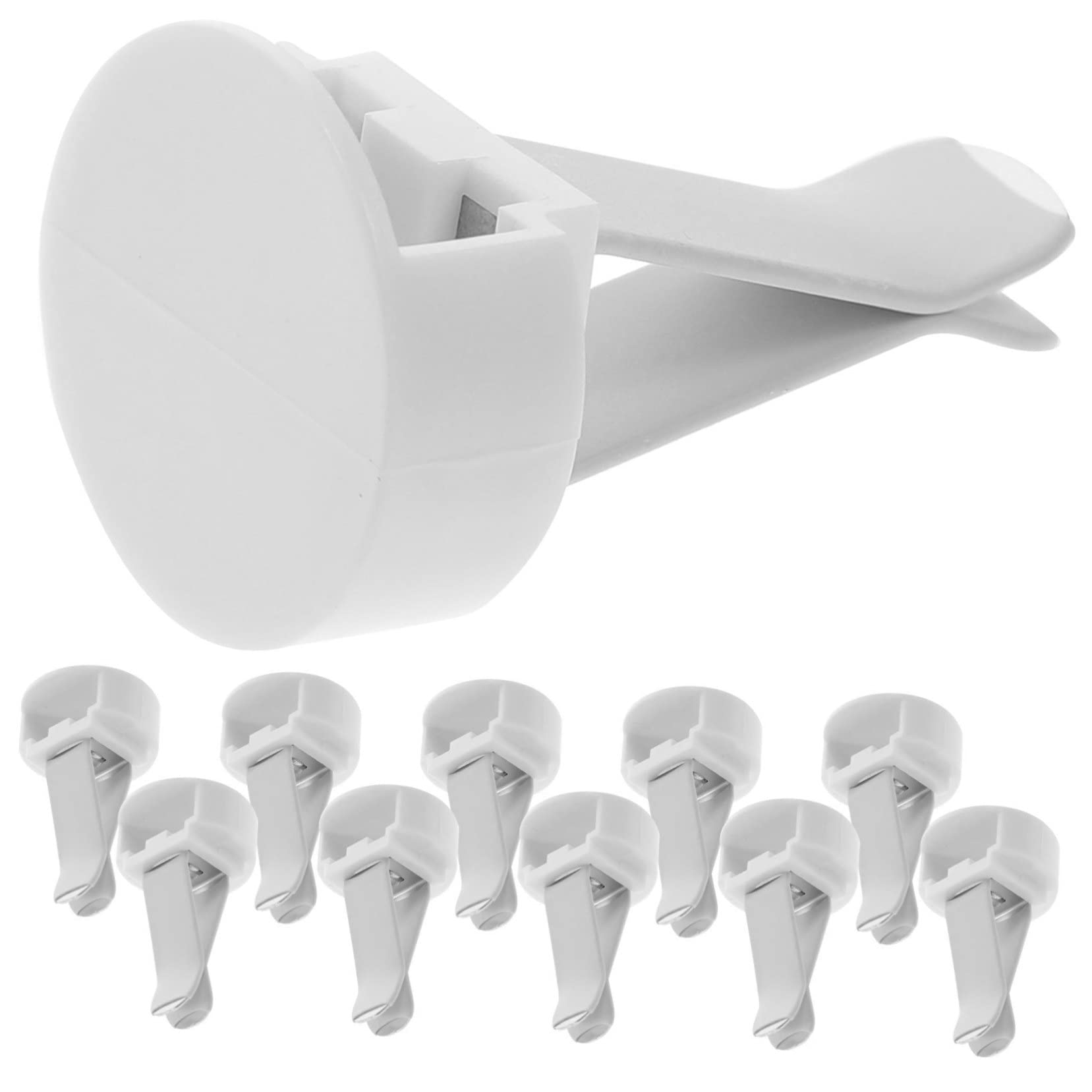 Ganci per Auto Accessori Decorativi 100 Pezzi Clip per Bocchetta di Aerazione in Metallo e Plastica per Eliminare Odori Auto e Personalizzare Diffusore Dell'aria