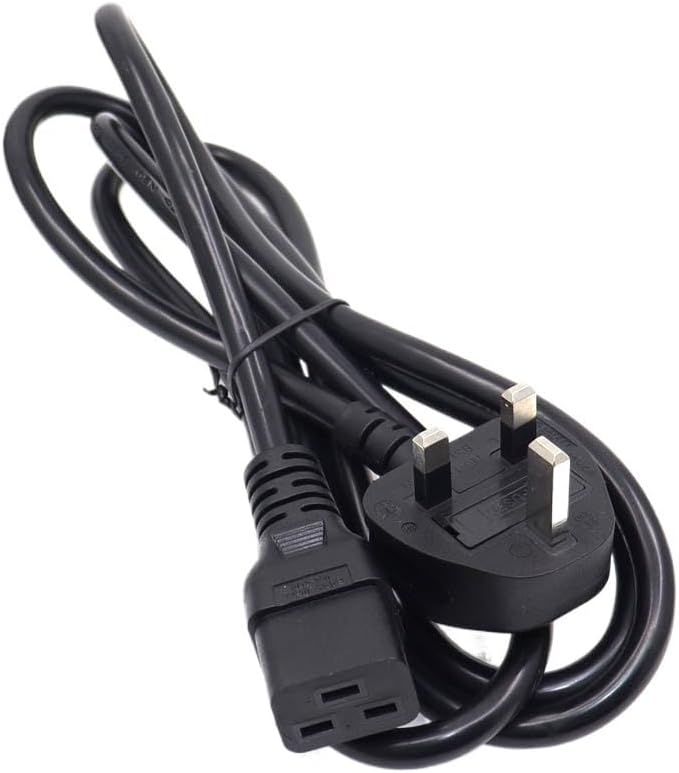 BSプラグ供給電源コード、IEC 320 C19電源ケーブル、16アンペア、1.8/3/5mライン、標準3ピンプラグ接続(300cm