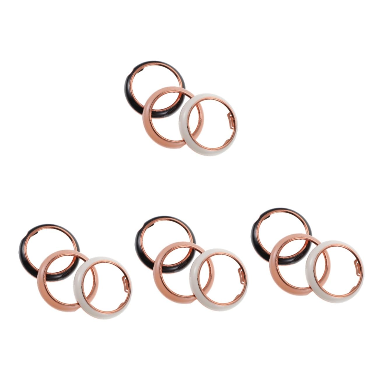 OSALADI Lot De 4 Boîtiers De Montre Faciles À Installer Anti-rayures Pour Watch Coque De 3 Pièces X 4
