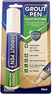 Grout Pen Large White - Ideal to Restore the Look of Tile Grout