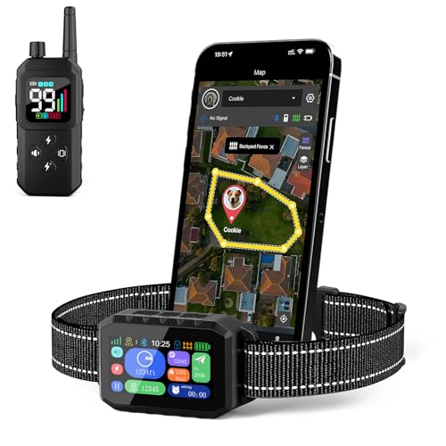 GPS Wireless Dog Fence & Training Collar System, Free App/Remote Controlled Custom Boundary up to 7000ft, Beep/Vibration/Safe Correction Modes, Early Alert, Waterproof for Dogs 10+ lbs - image 8