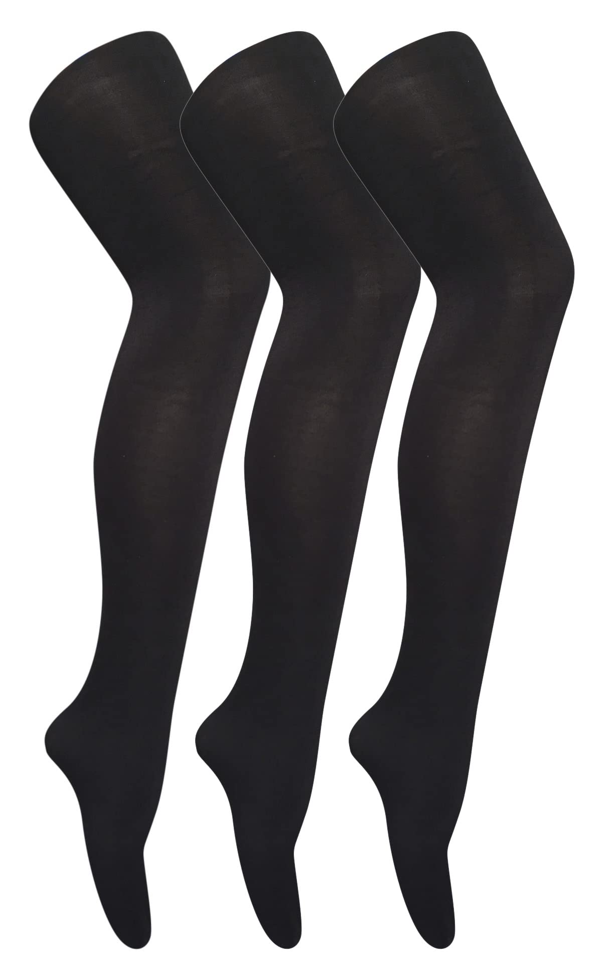 Sock Snob 3 Pair Multipack Womens Plain Coloured Opaque 80 Denier Tights