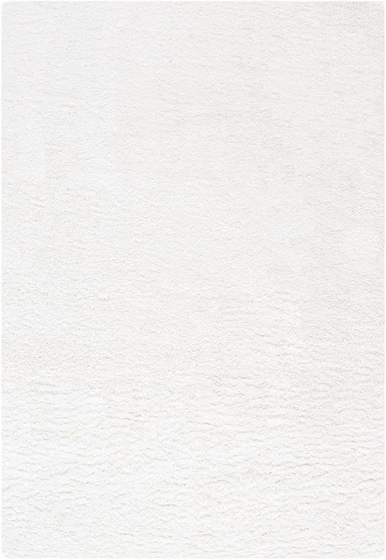 Image of SAGON Anti-Skid Shaggy Carpet Rug for Home | Ultra-Soft Plush Floor Mat for Living Room & Bedroom | Non-Slip, High-Density, Cozy Luxury Decor| 6 x 9 Feet White