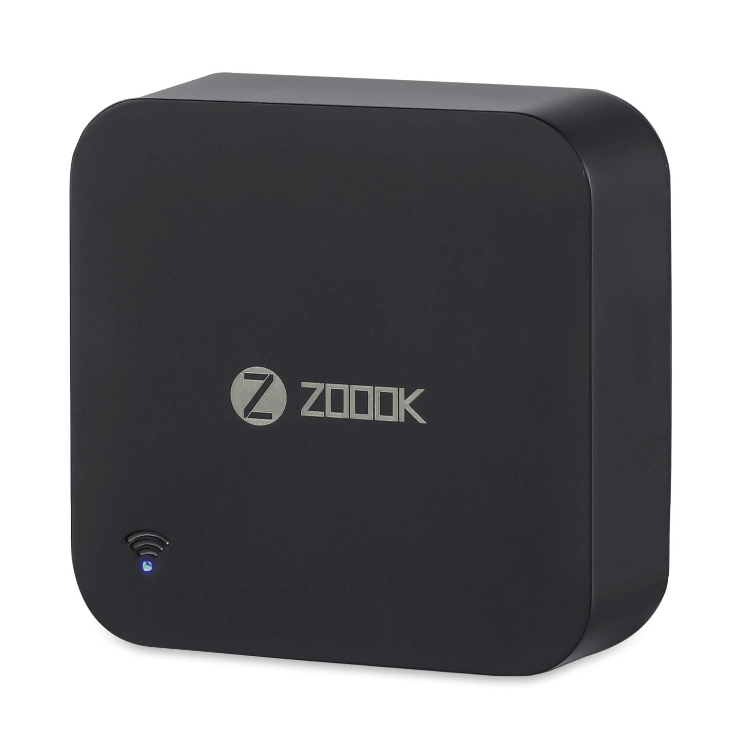 Zoook Clicker WiFi Smart Home Universal Remote with Amazon Alexa | Remote for Air Conditioner | TV | DTH |Home Theatre (Black)