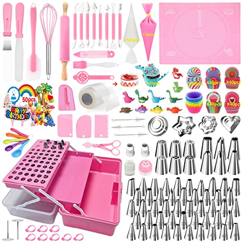 AZOMKER Boquillas Manga Pastelera, Mangas Pasteleras, Pastelería y repostería, Kit repostería, Utensilios de decoración de pasteles