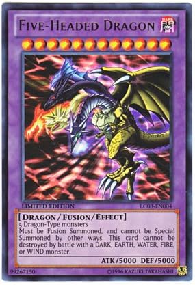 Amazon 遊戯王 英語版 Lc03 En004 Five Headed Dragon f g d ファイブ ゴッド ドラゴン ウルトラレア Limited Edition トレカ 通販