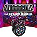 18LEDs Stage Par Lights - RGB LED Par Lights Sound Activated Auto Play by Remote & DMX Control Uplights for Wedding Birthday Church Music Light Show DJ Dance Party Events Stage Lighting