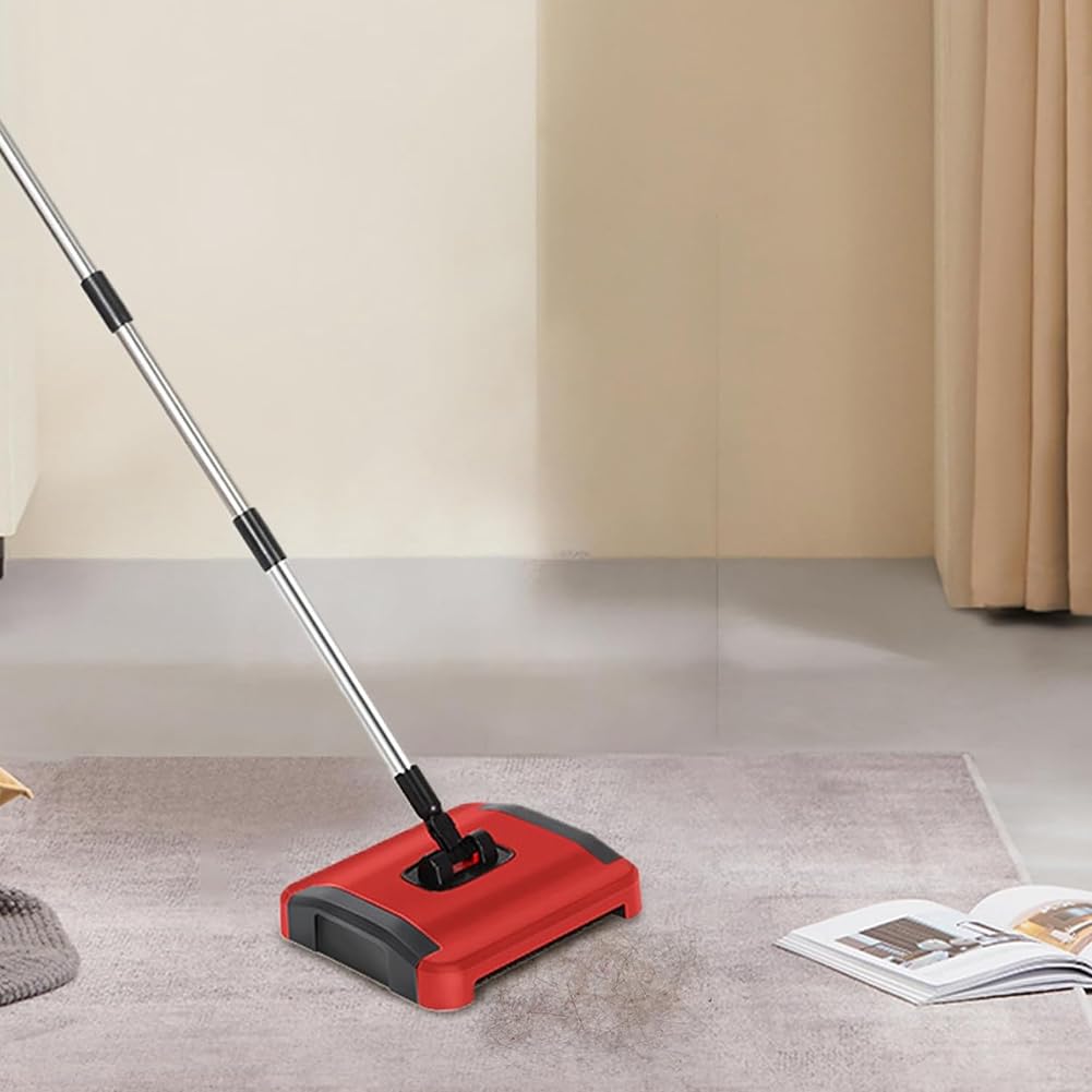 Balayeuse manuelle Balayeuse pour nettoyeur amovible pour animaux domestiques, poussière et débris