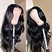VTAOZI Body Wave Lace Front Wigs Human Hair Pre Plucked for Black Women 4x4 Lace Closure Wigs Human Hair 180% Density Brazilian Glueless Wigs Human Hair 22 Inch