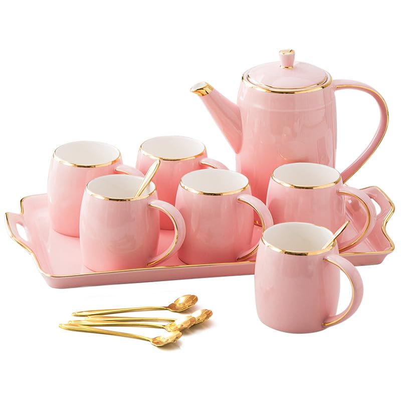 Brocca Set di teiere con tazze in ceramica multifunzionali
