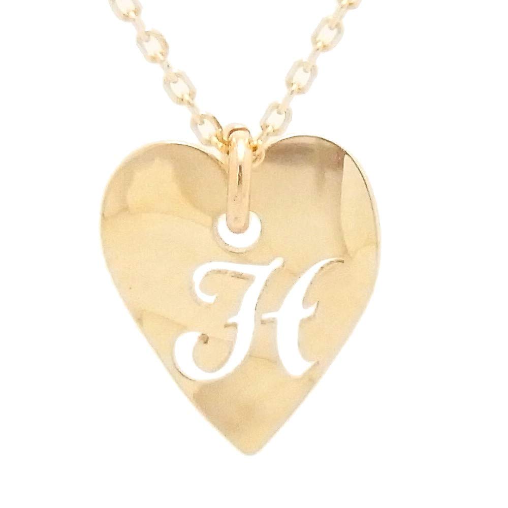 ネックレス ゴールド K18 刻印あり 40cm イニシャル H