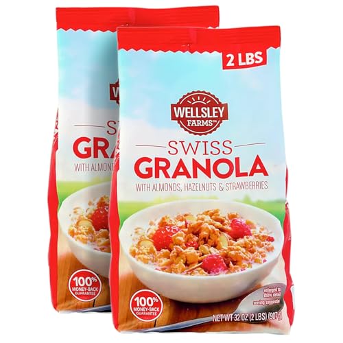 Wellsley Farms Swiss Granola | Made with Real Fruits, Crunchy