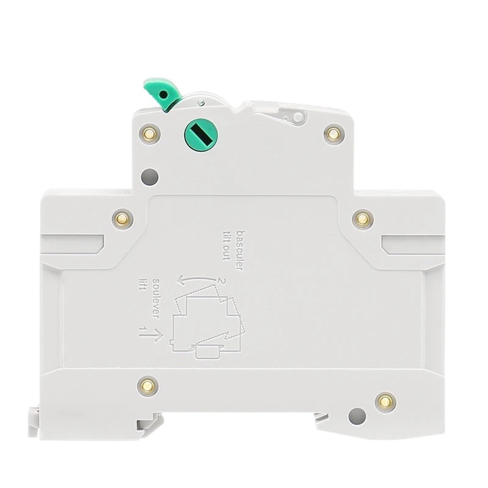Interruttore principale su guida Din a 2 poli Sezionatore Sezionatore Interruttore automatico 400VAC DP Breaker GYH8(100A)