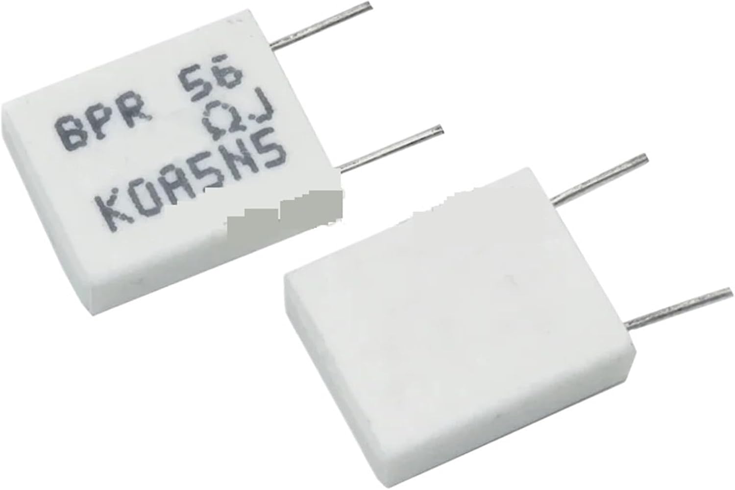 100pcs BPR56 5W 0.1R 0.15R 0.22R 0.25R 0.33R 0.5R Non-inductive Ceramic Cement Resistor 0.1 0.15 0.22 0.25 0.33 0.5 ohm(0.2 ohm)