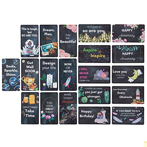 Mr. Pen- Inspirational Cards, 60 Pcs, Positive Affirmations Cards, Motivational Cards With Unique Quotes, Inspirational Note Cards, Kindness Cards, Business Card Size And Blank Back(3.5X1.9) #TOP4