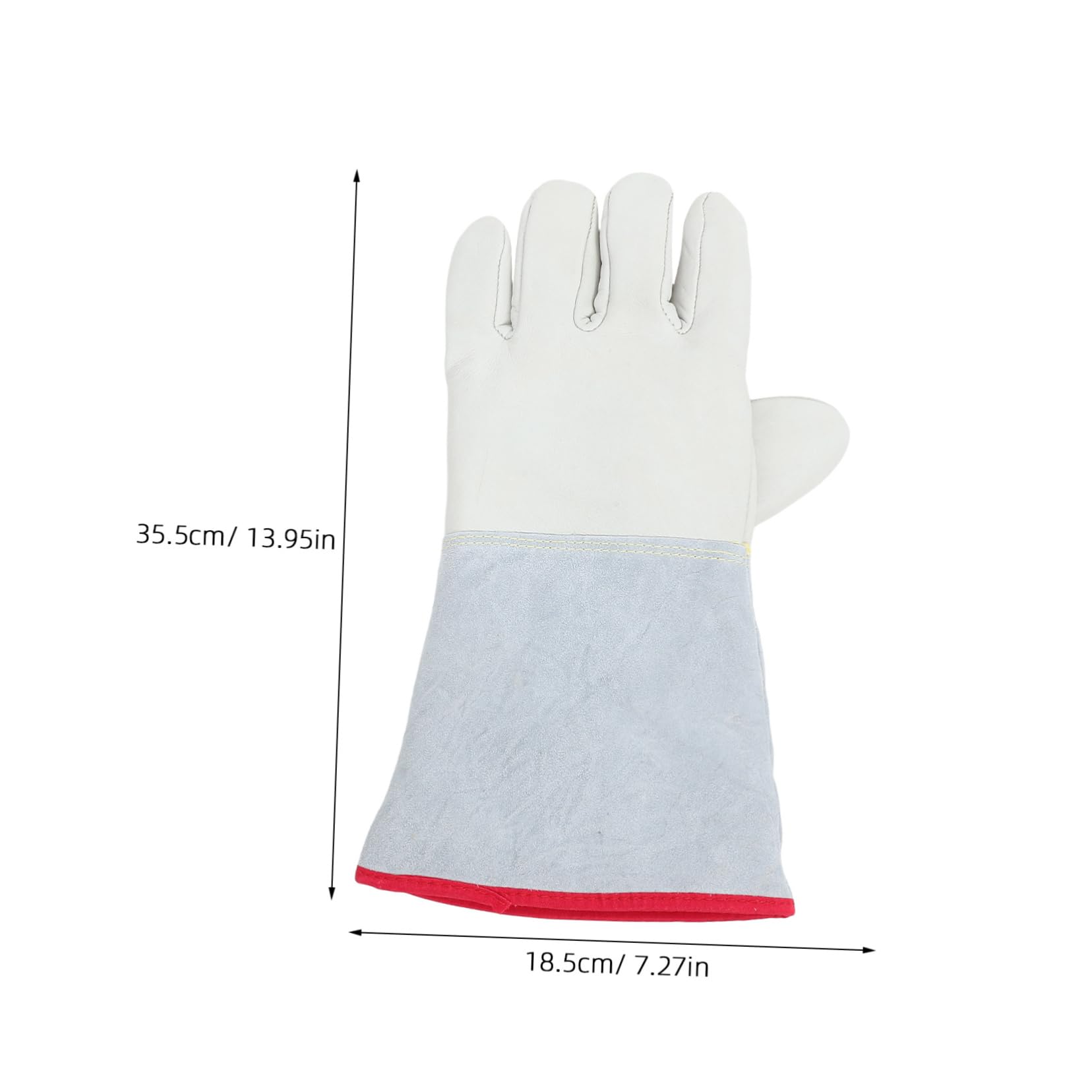 SEWACC Guantes Térmicos de Trabajo para Frío Alta Durabilidad y Protección, de Piel de Vaca y Algodón, Ideales para Uso en Congeladores y Camiones Refrigerados