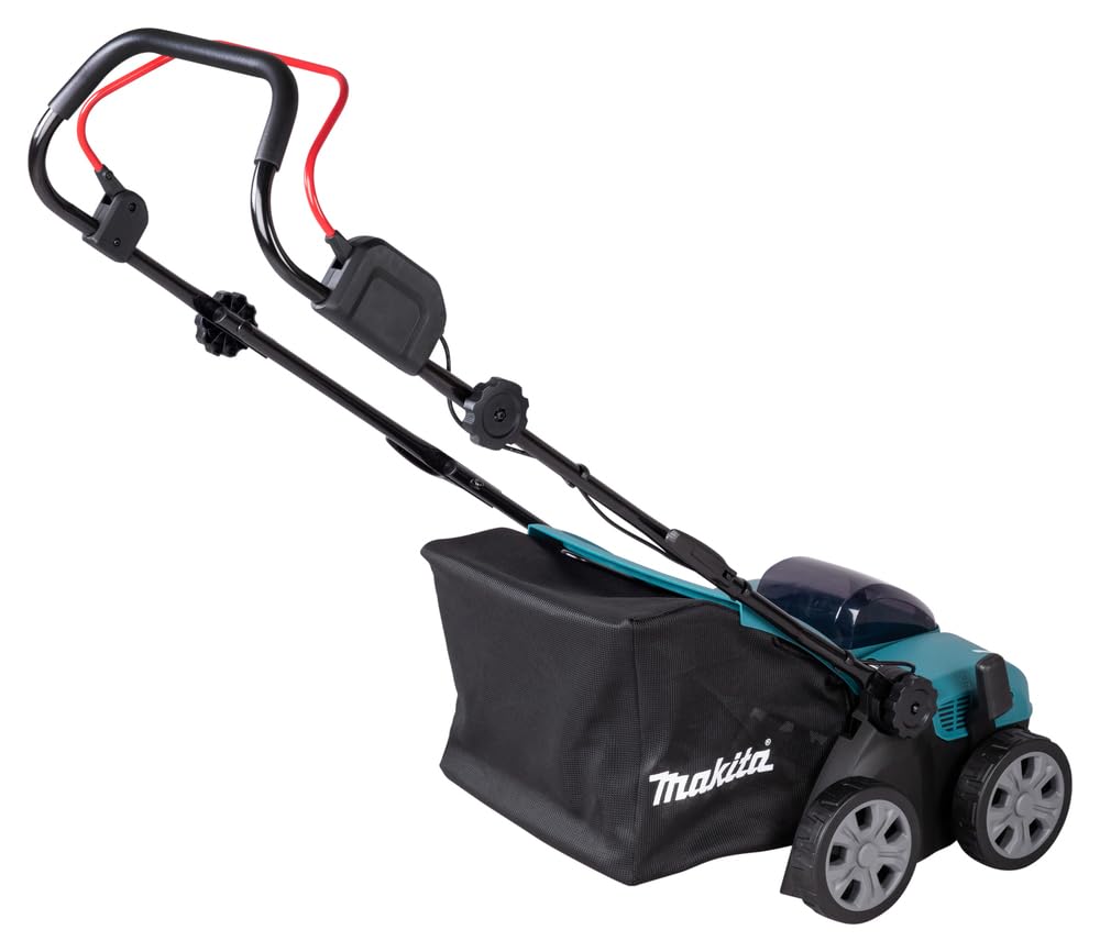 Makita DUV320RT 18V Li-Ion LXT Brushless 32cm Vertikutierer komplett mit 1x 5,0Ah Akku und Ladegerät