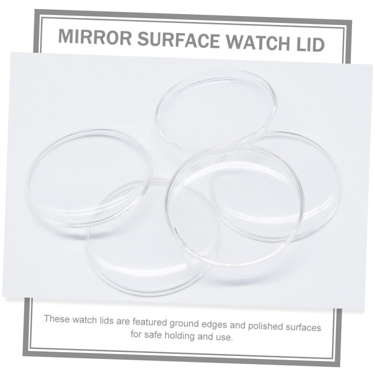 100stücke Transparentes Uhrglas Für Uhrenreparatur Schutzdeckel Für Armbanduhren Hochwertige Handwerkzeuge Für Uhrenliebhaber Und -projekte