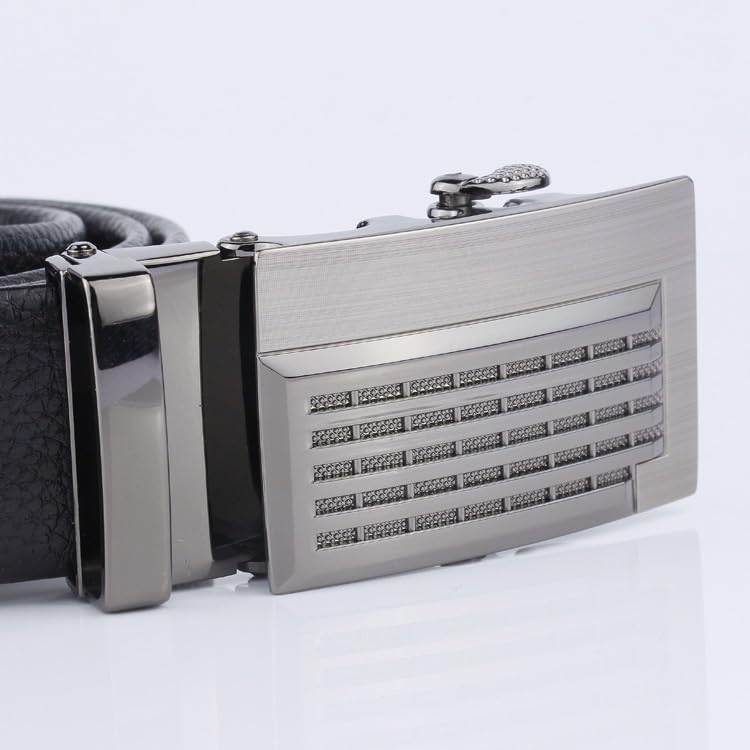 JSEIAJB Business Automatic Buckle Men's Belt Scratch Resistant And Wear-resistant Waist Belt4