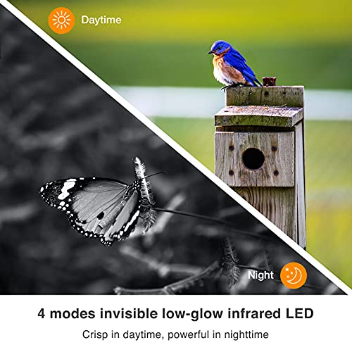 WingHome 630 Wildkamera,Trail-Kamera, Rehjagd Überwachungskamera, Zubehör mit Leica M6, 0,4s...