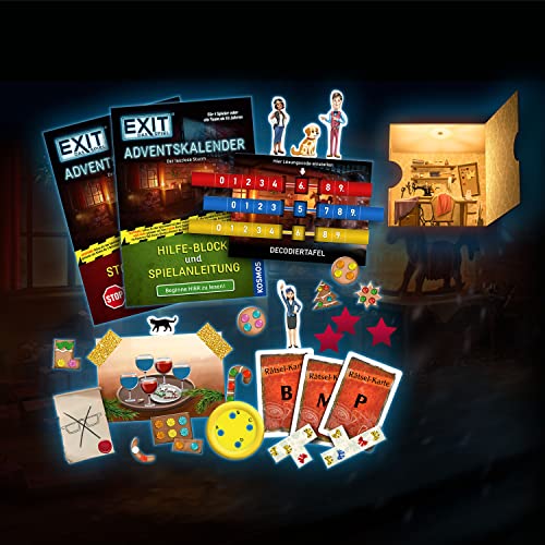 Kosmos 683009 EXIT - Das Spiel Adventskalender, Der lautlose Sturm, mit 24 spannenden Rätseln ab 10 Jahren, Escape Room… – Bild 4