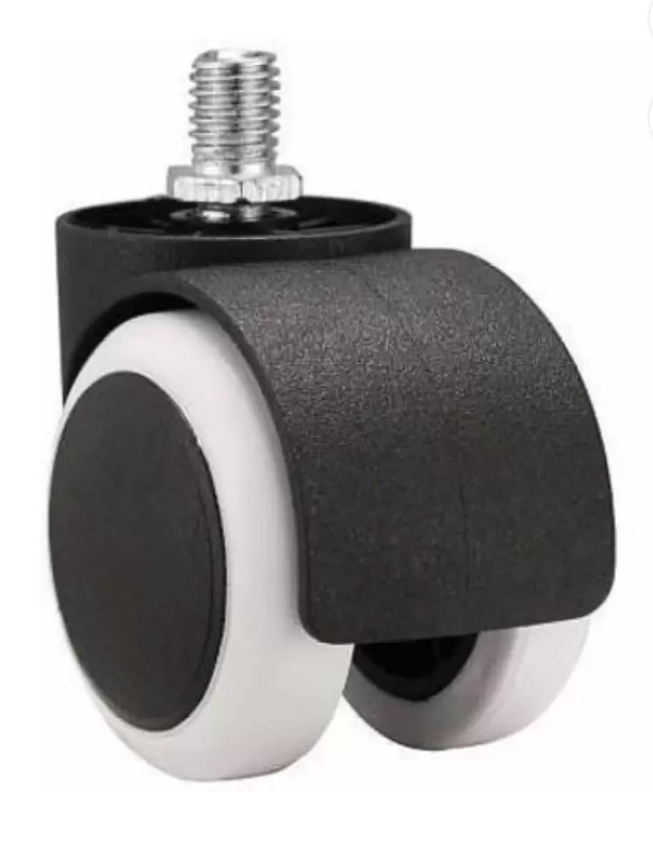 Castersman Chair Wheel TP Castor Wheels Threaded Set of 4 pcs for revolving Chairs and Other revolving Products.