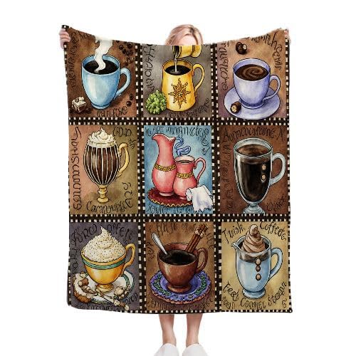 Manta Polar 220 x 240 Bebida Colorida, Mantas para Cama 105 de Franela Cálida y Cómoda para Niños y Adultos, Mantitas para Sofá Reversible para Cubre Sofa Colchas, Fácil de cuidar_j743