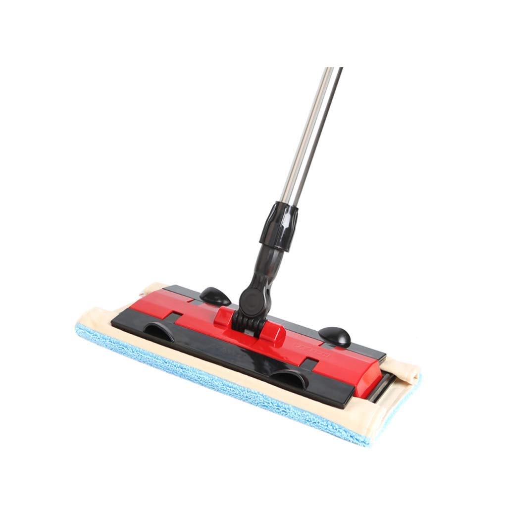 Trapeador Profesional de Microfibra, Mango de Acero Inoxidable Paño de Microfibra