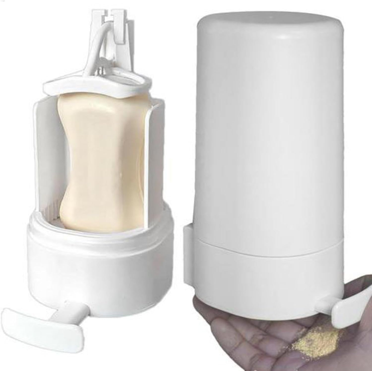 Stückseife Seifenmühle,Seifenspender Feste Seife Raspel,Raspeläuber Seifenspender,Raspel Räuber Seifenspender,Soap Grinder,Seifenmühlenbehälter,Raspel Seifenspender Für Badezimmer