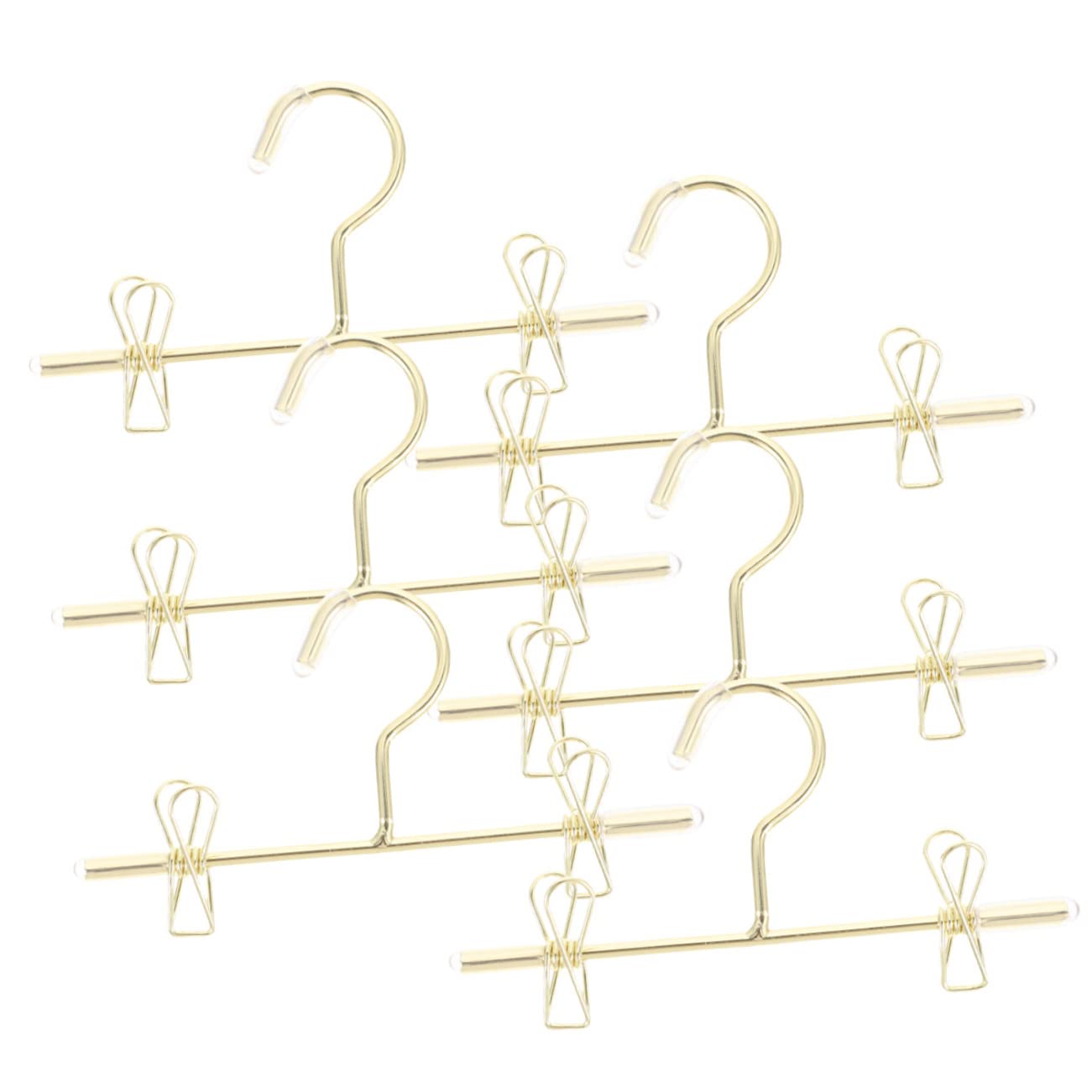 ABOOFAN Mini Perchas para Ropa De Muñecas De Hangers para Decoración De Muñecas Y Exhibición De Vestidos 6 Piezas X 5