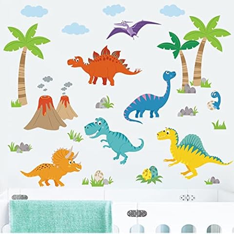 wondever Pegatinas de Pared Dinosaurios Animales Cover