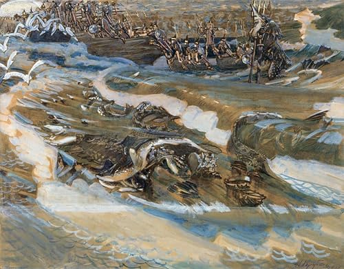 Impression sur toile Vrubel conte du tsar Saltan pour decoration salon moderne