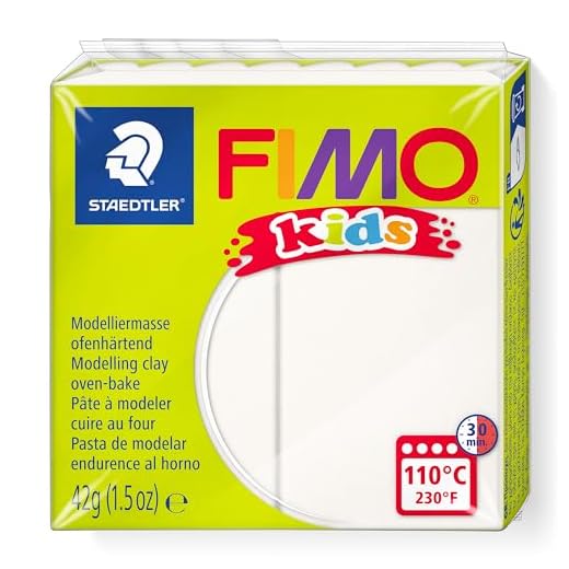Staedtler - Fimo kids - Pain Pâte à Modeler 42 g Blanc