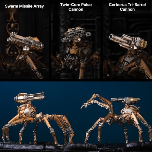 COPPERTIST.WU Combat Module Accessory for Mechanical Widow Spider Figurine, Collectible Model Upgrade Component for Adult Display & Desktop Decoration - 2
