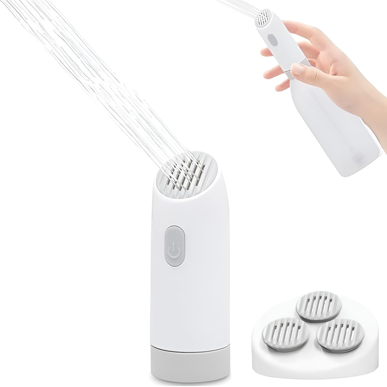 Feelon Portable Travel Jet Spray, Travel-Friendly Handheld Jet Spray for Toilet with 2 Flushing Modes, Rechargeable IPX7 Waterproof Portable Bidet for Travel, Postpartum & Baby Care, Hemmoroid Treatmentt